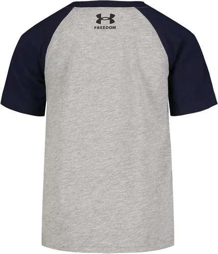 Vista 2 de Under Armour Camisa de manga corta para niño, cuello redondo, ligera y transpirable