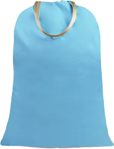 Vista 8 de Sanlykate Bolsa grande de lona de algodón con cordón y asas, organizador de ropa sucia resistente y duradero, bolsa de almacenamiento resistente a