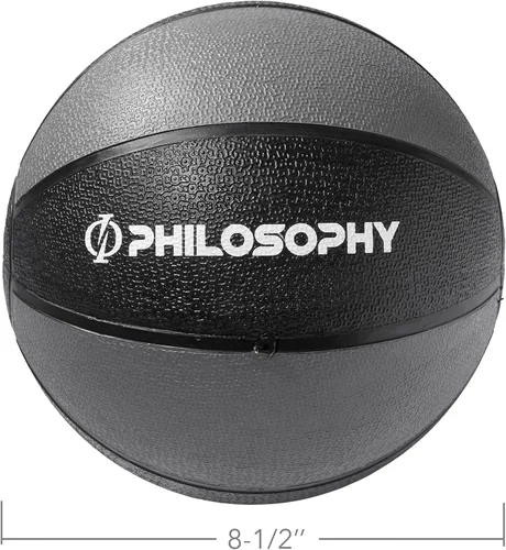 Vista 5 de Philosophy Gym Balón medicinal - Pelota antideslizante de fitness