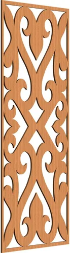Vista 153 de Keene Paneles de pared decorativos de madera con calado, 9 3/8 pulgadas de ancho x 24 3/8 pulgadas de alto x 1/4 de alto, abedul Birch