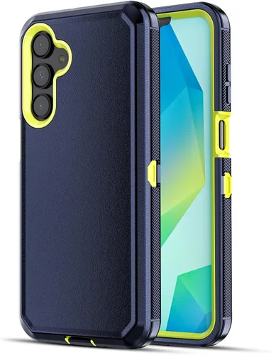 Vista 12 de Jiunai Funda para Samsung A16, a prueba de golpes, antipolvo, protección resistente, de doble capa, borde elevado, para exteriores, híbrida