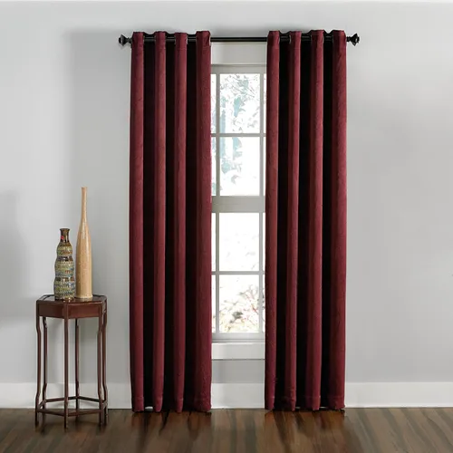 Vista 10 de Curtainworks Lenox Panel de Cortina con Ojales, Gris, 50 x 132 pulgadas