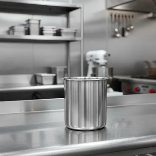 Vista 3 de TrueCraftware - Olla de acero inoxidable de 6 cuartos de galón para calentador de salsas y sopa, estación de sopa, aplicable a restaurantes, Pot