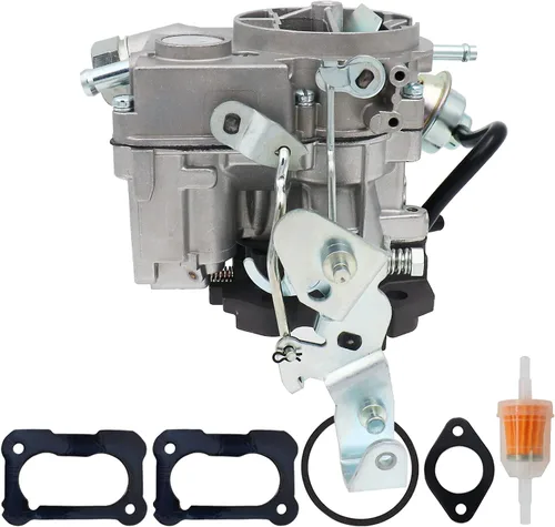 Vista 9 de Carburador NENKUTEN de 2 barriles para Rochester 2GC Chevy 5.7 L 350 6.6 L 400 para motores Chevrolet Small Block C10 C20 C30 1975-1980 Bel Air