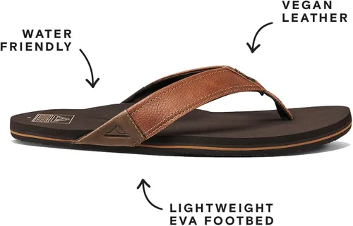 Vista 3 de Reef Newport - Chanclas para hombre Marrón 8