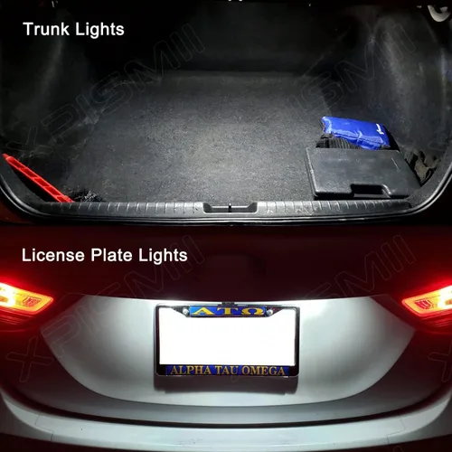 Vista 7 de Xpismii Kit de 17 piezas de luz LED interior blanca de repuesto para Chrysler 300 300C 2011 2012 2013 2014 2015 2016 2017 2018 2019 2020 2021