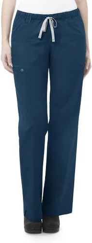 Vista 16 de WonderWink, pantalones elásticos resistentes para mujer de Wonderwork, talla petite plus Negro
