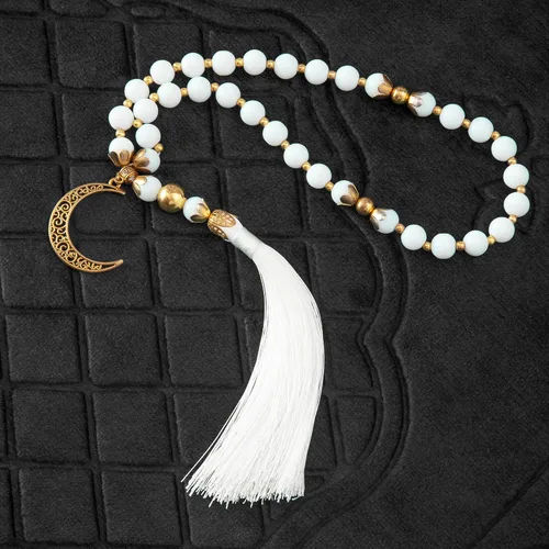 Vista 5 de Alfombra de oración musulmana con cuentas de oración Tasbih, suave y grande para oración islámica mate, alfombrilla de oración islámica acolchada