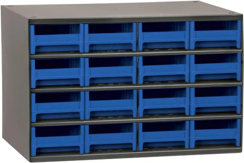 Vista 13 de Akro-Mils Gabinete de almacenamiento de acero para garaje, gabinete organizador de metal para piezas pequeñas, herramientas, clavos, tornillos