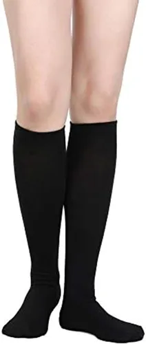 Vista 5 de SATINIOR Calcetines altos hasta la rodilla para mujer, medias altas hasta el muslo para cosplay, Halloween, fiesta, uso diario