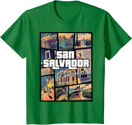 Vista 47 de Camiseta Orgullosa de San Salvador Capital El Salvador