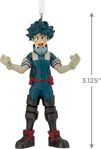 Vista 7 de Hallmark My Hero Academia Izuku Midoriya - Adorno navideño
