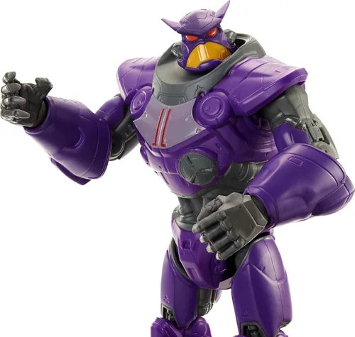 Vista 4 de Mattel Disney Pixar Lightyear - Figura de acción de Zurg a gran escala, 13.75 pulgadas de alto, auténtico juguete de película, 11 articulaciones