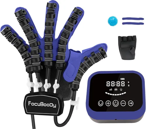 Vista 10 de Guantes robot de rehabilitación de manos FocuBoody Equipo de entrenamiento de dedos de movilidad para hemiplejia, accidente cerebrovascular