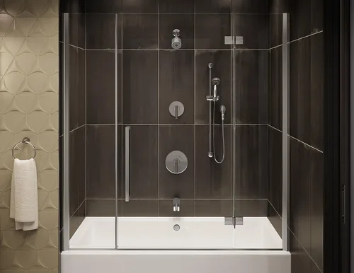 Vista 2 de Symmons S-3502-CYL-B-TRM - Moldura para bañera/ducha, cromada