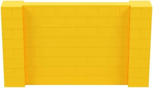 Vista 92 de EverBlock Kit de pared de 5 x 4 pies Bloques de construcción modulares Sistema de pared para edificios, pantallas y estructuras Divisor