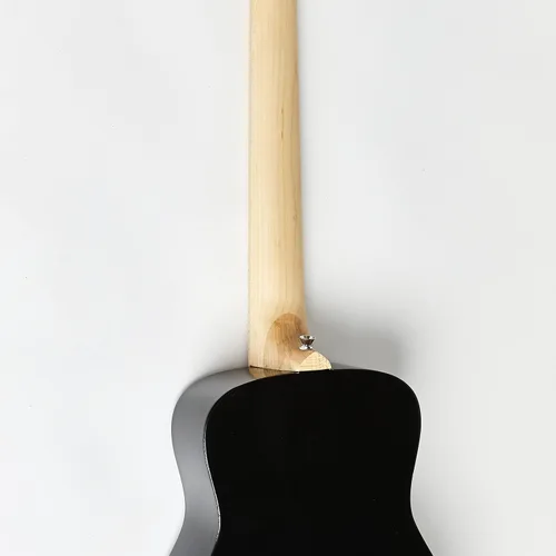 Vista 4 de Loog Pro VI Acoustic - Guitarra real acústica para niños principiantes de tamaño compacto, edades 9+, con aplicación de aprendizaje y lecciones