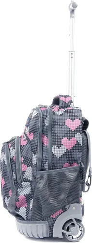Vista 9 de Tilami Kids mochila con ruedas 18 pulgadas Mochila para laptop para niños y niñas