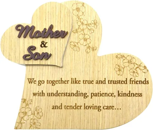 Vista 7 de UNIDECO Regalos especiales para el día de la madre, regalos del día de la madre para hija de mamá y papá, decoración de corazón para pared, regalo