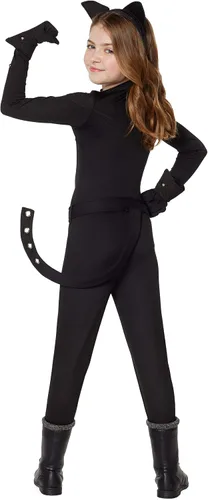 Vista 2 de Spirit Halloween Miraculous Ladybug - Disfraz de gato negro para niños, con licencia oficial, disfraz de pareja, disfraz de TV y película