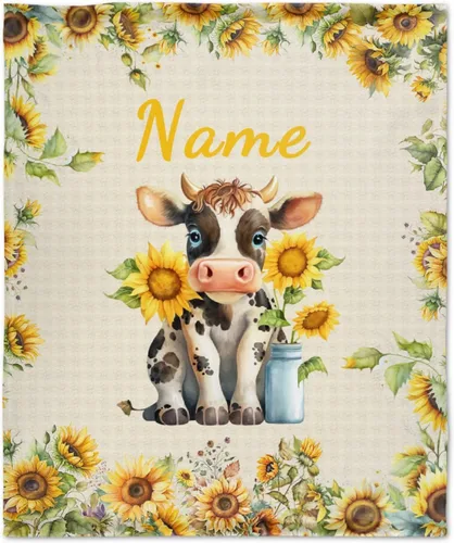 Vista 30 de Manta personalizada con nombre, suave, acogedora y ligera, con nombre para sofá o cama, regalo personalizado, unisex, tamaño XS, 40 x 30 pulgadas