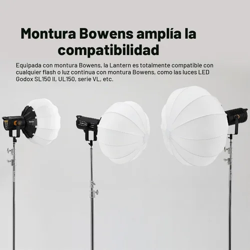 Vista 5 de Godox CS-65D - Caja de luz de linterna, de instalación rápida de 65cm