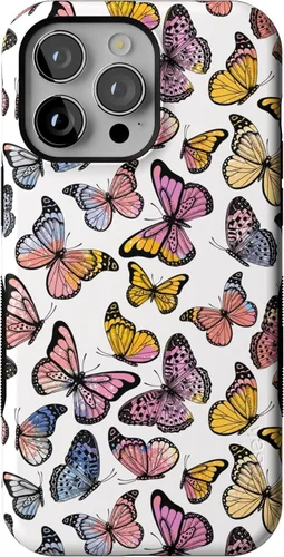 Vista 40 de Casely - Funda para iPhone 14 Pro Max, flores pintadas, Frida Kahlo Floral Girly, compatible con MagSafe