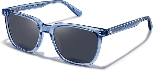 Vista 13 de CARFIA Gafas de sol polarizadas para hombre con protección UV400 Cool Man 1. Marco Tortuga Lente Gris