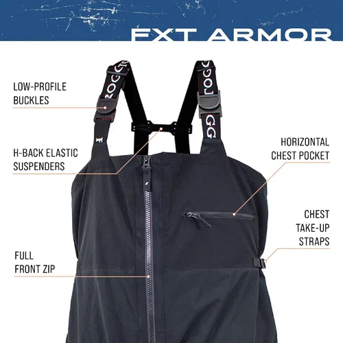 Vista 3 de FROGG TOGGS FTX Armor Premium - Baberos de pesca impermeables para hombre