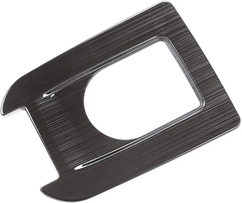 Vista 5 de YIWANG Cubierta de placa de cambio de engranajes de plástico ABS para Land Rover Discovery Sport 2015-2018 Accesorios de coche (negro cepillado)