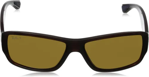 Vista 2 de Ray-Ban RB4199f - Gafas de sol cuadradas de ajuste asiático para hombre