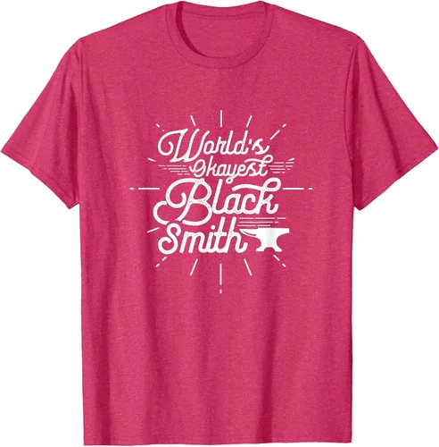 Vista 14 de Blacksmith Blacksmithing Forge Metalsmith Forging T-Shirt Asphalt Grey
