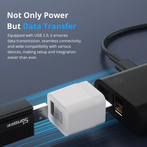 Vista 2 de SONOFF Zigbee - Toma inteligente USB, 5-22 V CC temporizador interruptor inteligente, dispositivos inteligentes para el hogar compatibles con Alexa