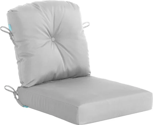 Vista 16 de QILLOWAY Juego de cojines para sillas de exterior con cuerdas, cojines de repuesto para muebles de patio (beige)