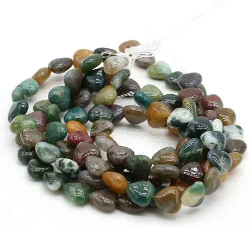Vista 11 de Cuentas de piedra natural pulida en forma de corazón mixto de amatista para hacer joyas, collares, pulseras, 2 hebras