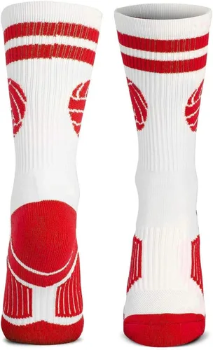 Vista 2 de ChalkTalkSPORTS Calcetines de voleibol de alto rendimiento Pelota clásica Jóvenes y adultos Varios colores Calcetines de voleibol a media
