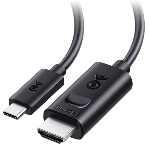 Vista 8 de Cable Matters Cable USB C a HDMI 2.1 unidireccional de 3 pies, compatible con 4K @240Hz y 8K a 60Hz, HDR - Thunderbolt 4, Thunderbolt 5, USB 4