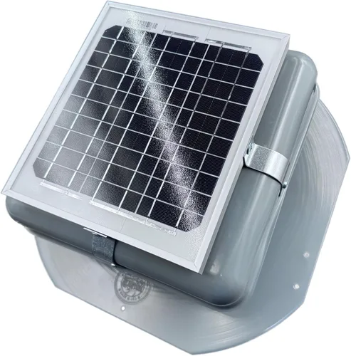 Vista 3 de Solar Mega RoofBlaster Roof Vent/Fan Ventilation Solutions (gris)