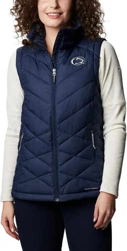 Vista 23 de Columbia Chaleco Heavenly para mujer Aub - Azul marino