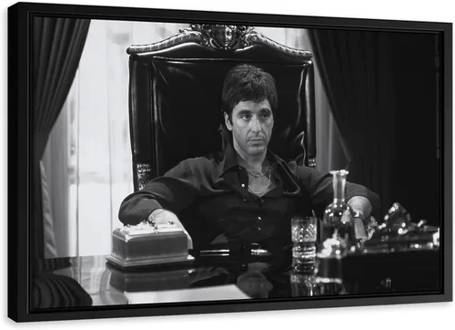 Vista 9 de Lienzo enmarcado de película The World Is Yours, varios tamaños (3 piezas, mediano)