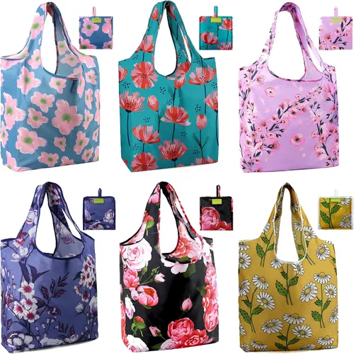 Vista 42 de Bolsas de la compra de animales reutilizables plegables bolsas de comestibles