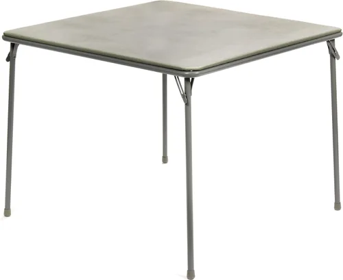Vista 4 de Serie XL mesa rectangular plegable para cartas y juegos de 38 pulgadas, extra grande, accesible para silla de ruedas, Acero, Beige