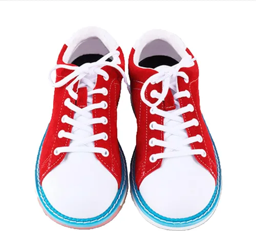 Vista 3 de CHENPENG Zapatos de bolos para mujer, de cuero, transpirables, ligeros, para bolos