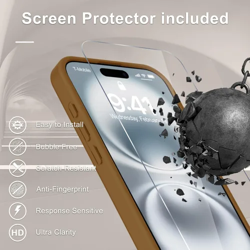 Vista 429 de Funda para Google Pixel 10 Pro XL, cubierta magnética mate, color negro Fit for MagSafe, Screen Protector included, Shockproof Military Grade