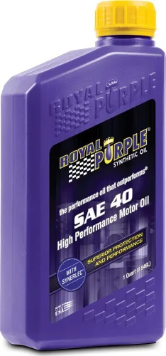 Vista 5 de Royal Purple 01040 SAE 40 Aceite de motor sintético de alto rendimiento resistente - Botella de 1 cuarto de galón