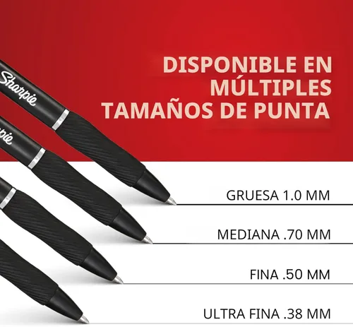 Vista 3 de Sharpie Bolígrafos de gel S-Gel, punta media (0.027 pulgadas), colores de tinta surtidos, 8 unidades, bolígrafos de regreso a la escuela, bolígrafos