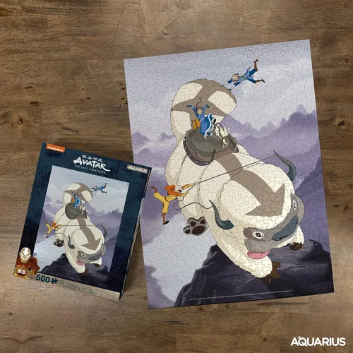 Vista 3 de AQUARIUS Avatar The Last Airbender Appa & Gang - Rompecabezas de 500 piezas
