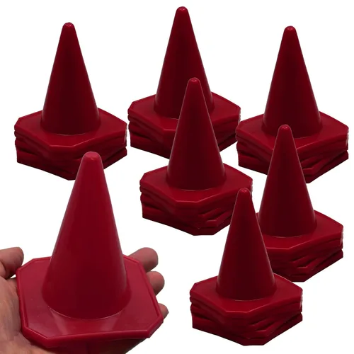 Vista 10 de BlueDot Trading Conos para entrenamiento de agilidad., 40 Naranja