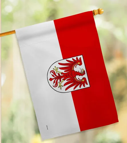 Vista 9 de Americana Home & Garden Brandenburg House Flag Regional Germany States Central Europe Territory Old History Country Particular Area Decoration
