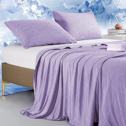 Vista 93 de Marchpower - Manta de enfriamiento para niños que duermen con calor, manta de lana fresca Arc-Chill con diseño de doble cara, fibra de enfriamiento